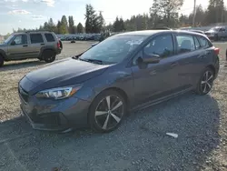 Salvage cars for sale at Graham, WA auction: 2017 Subaru Impreza Sport