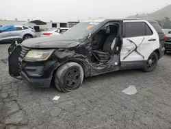 Salvage cars for sale at Colton, CA auction: 2017 Ford Explorer Police Interceptor