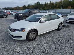 Salvage cars for sale at Memphis, TN auction: 2014 Volkswagen Passat S