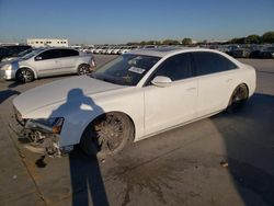 Salvage cars for sale at Grand Prairie, TX auction: 2014 Audi A8 L Quattro