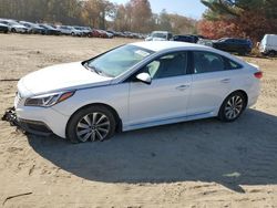 Salvage cars for sale at North Billerica, MA auction: 2016 Hyundai Sonata Sport