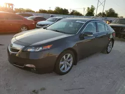 Salvage cars for sale at Oklahoma City, OK auction: 2012 Acura TL