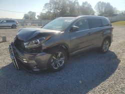 Toyota salvage cars for sale: 2019 Toyota Highlander Hybrid Limited