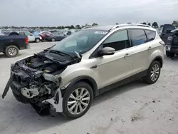 Ford salvage cars for sale: 2017 Ford Escape Titanium