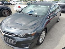 Carros salvage para piezas a la venta en subasta: 2017 Chevrolet Malibu LT