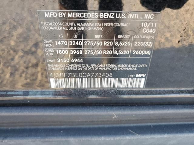 2012 Mercedes-Benz GL 450 4matic