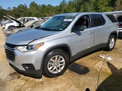 Salvage cars for sale at Midway, FL auction: 2019 Chevrolet Traverse LS