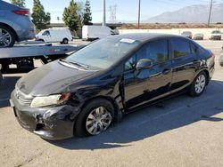 Salvage cars for sale at auction: 2012 Honda Civic LX