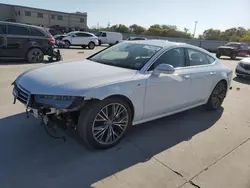 Salvage cars for sale at Wilmer, TX auction: 2016 Audi A7 Prestige