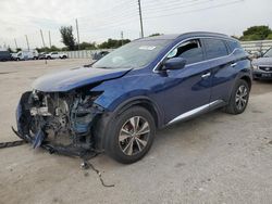 Salvage cars for sale at auction: 2021 Nissan Murano SV