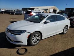 Salvage cars for sale at Brighton, CO auction: 2015 Chrysler 200 Limited