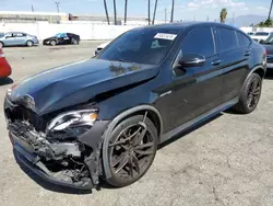 Mercedes-Benz glc-Class salvage cars for sale: 2018 Mercedes-Benz GLC Coupe 63 4matic AMG