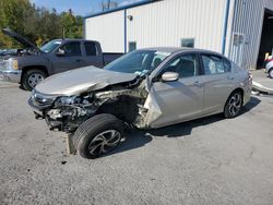 Salvage cars for sale at Albany, NY auction: 2017 Honda Accord LX