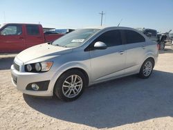 Salvage cars for sale at Andrews, TX auction: 2012 Chevrolet Sonic LT