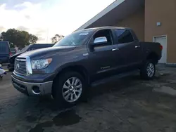 Salvage cars for sale at Hayward, CA auction: 2013 Toyota Tundra Crewmax Limited