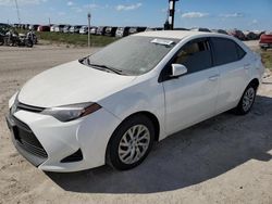 Carros salvage para piezas a la venta en subasta: 2017 Toyota Corolla L