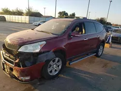 Salvage cars for sale from Copart Chicago: 2011 Chevrolet Traverse LT