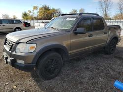 Ford Explorer salvage cars for sale: 2007 Ford Explorer Sport Trac XLT