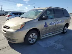 Toyota salvage cars for sale: 2004 Toyota Sienna CE