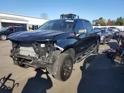 Salvage cars for sale at New Britain, CT auction: 2021 Chevrolet Silverado K1500 Trail Boss Custom