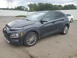 Salvage cars for sale at Glassboro, NJ auction: 2018 Hyundai Kona SEL