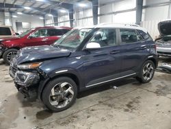 Salvage cars for sale at Ham Lake, MN auction: 2022 Hyundai Venue SEL