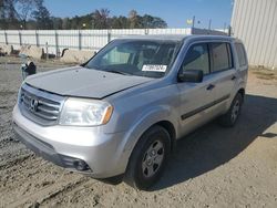 Carros salvage a la venta en subasta: 2013 Honda Pilot LX