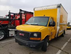 Salvage trucks for sale at Woodhaven, MI auction: 2017 GMC Savana Cutaway G3500