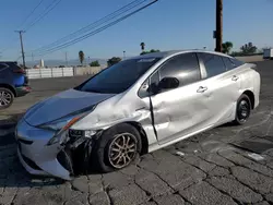 Salvage cars for sale at Colton, CA auction: 2017 Toyota Prius