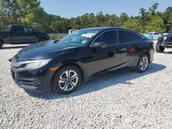 Salvage cars for sale at Houston, TX auction: 2016 Honda Civic LX