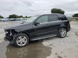 Salvage cars for sale at Orlando, FL auction: 2015 Mercedes-Benz ML 350