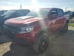 Chevrolet salvage cars for sale: 2021 Chevrolet Colorado ZR2