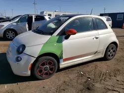 Salvage cars for sale at Greenwood, NE auction: 2016 Fiat 500 Electric