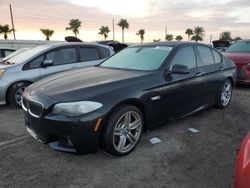 Salvage cars for sale at Arcadia, FL auction: 2012 BMW 535 I