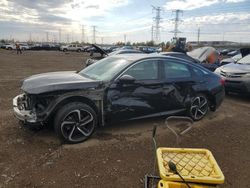 Salvage cars for sale at Elgin, IL auction: 2022 Honda Accord Sport