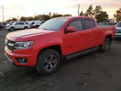 Chevrolet salvage cars for sale: 2017 Chevrolet Colorado Z71