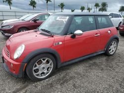 Flood-damaged cars for sale at auction: 2006 Mini Cooper S