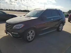 Salvage cars for sale at Oklahoma City, OK auction: 2013 Mercedes-Benz ML 350 4matic