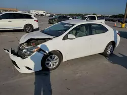 Salvage cars for sale at Grand Prairie, TX auction: 2016 Toyota Corolla L