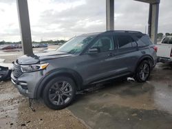 Salvage cars for sale at West Palm Beach, FL auction: 2023 Ford Explorer XLT