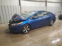 Salvage cars for sale at West Mifflin, PA auction: 2018 KIA Forte LX