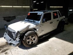 Jeep salvage cars for sale: 2020 Jeep Wrangler Unlimited Sport