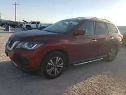 Salvage cars for sale at Andrews, TX auction: 2018 Nissan Pathfinder S