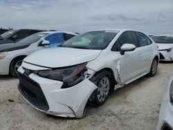 Toyota Corolla le salvage cars for sale: 2020 Toyota Corolla LE