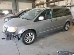 Salvage cars for sale at Eldridge, IA auction: 2013 Dodge Grand Caravan SXT