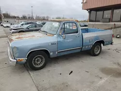 Salvage trucks for sale at Fort Wayne, IN auction: 1988 Dodge D-SERIES D100