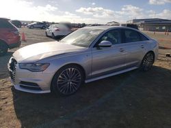 Salvage cars for sale at San Diego, CA auction: 2016 Audi A6 Premium Plus