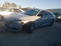 Salvage Cars with No Bids Yet For Sale at auction: 2021 Honda Accord Sport