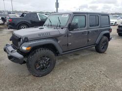 Salvage cars for sale at Riverview, FL auction: 2021 Jeep Wrangler Unlimited Sport