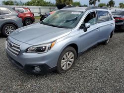 Salvage cars for sale at Riverview, FL auction: 2015 Subaru Outback 2.5I Premium